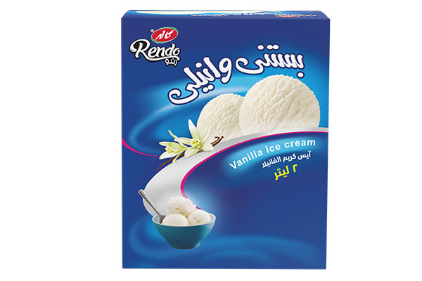 بستنی وانیلی رندو کاله 2 لیتری
