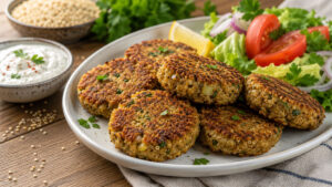 طرز تهیه کتلت کینوا