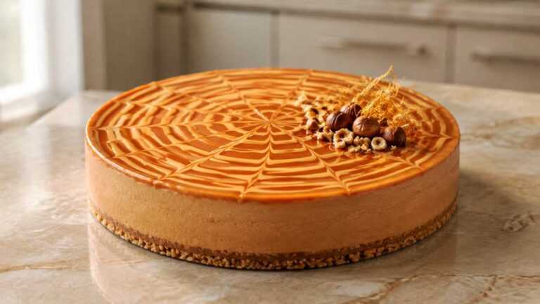 طرز تهیه چیز کیک کاراملی کاتلا