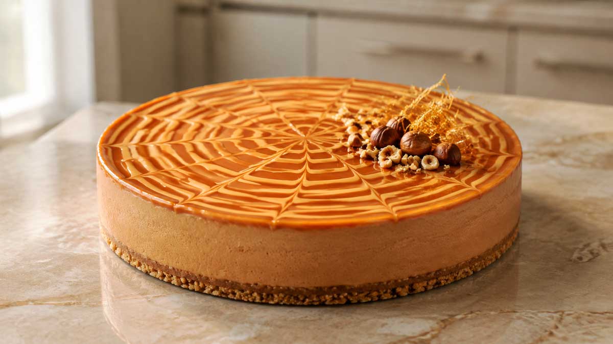 طرز تهیه چیز کیک کاراملی کاتلا