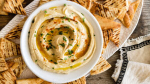 طرز تهیه حمص با کشک