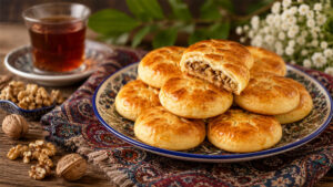 طرز تهیه شیرینی میان پر گیلانی