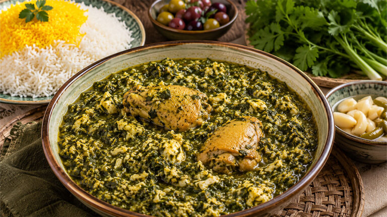 طرز تهیه ترشی تره گیلانی با مرغ