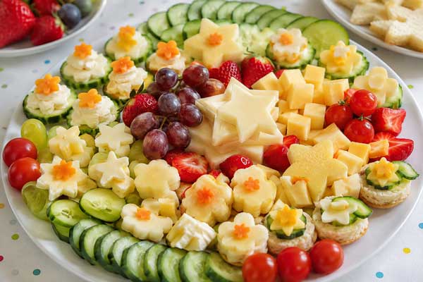 پنیرهای قالبی کوچک و متنوع برای تزیین پنیر صبحانه