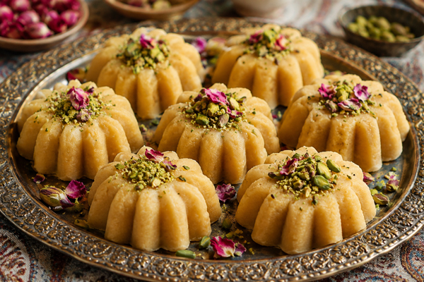 حلوا نخودچی قالبی با پودر قند