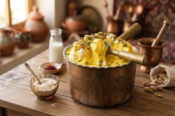 ثعلب در بستنی سنتی