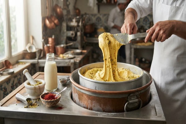 کاربرد ثعلب در بستنی