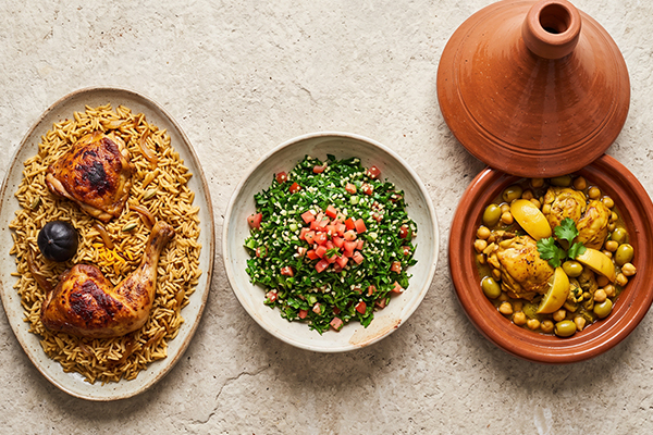 تفاوت رنگی غذا