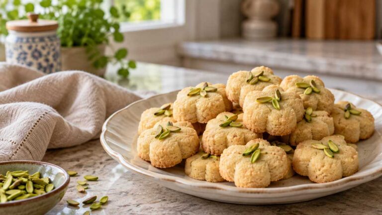 طرز تهیه شیرینی نخودچی با کره مارگارین