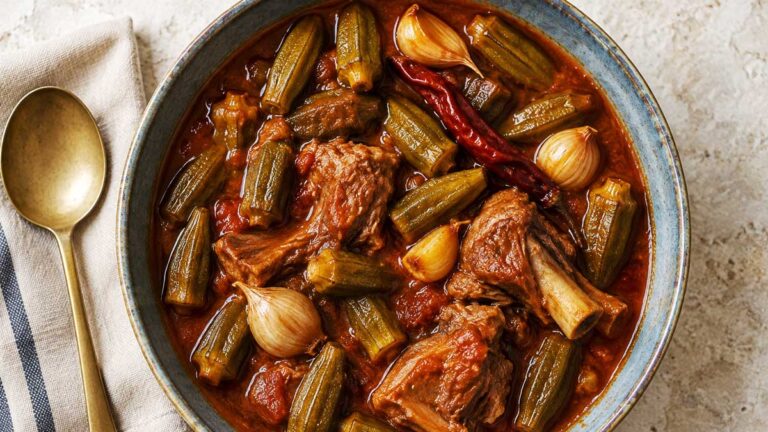 طرز تهیه خورشت بامیه عراقی