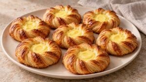طرز تهیه شیرینی دانمارکی گرد