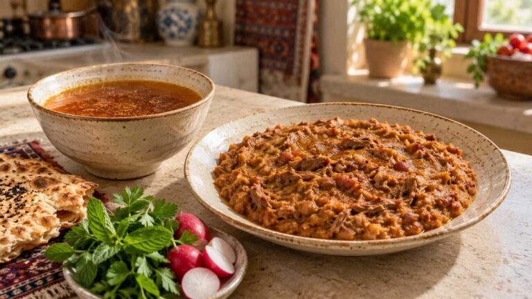 طرز تهیه یخنی نخود