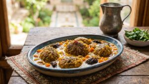 طرز تهیه کوفته هلو شیرازی