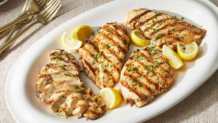 طرز تهیه استیک مرغ گریل