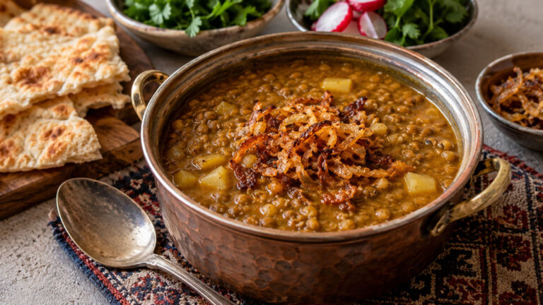 طرز تهیه عدسی لعاب دار