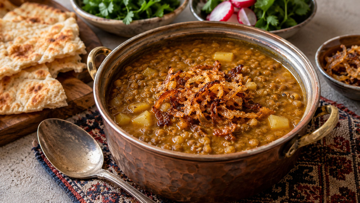 طرز تهیه عدسی لعاب دار