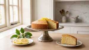 طرز تهیه کیک لیمو ترش