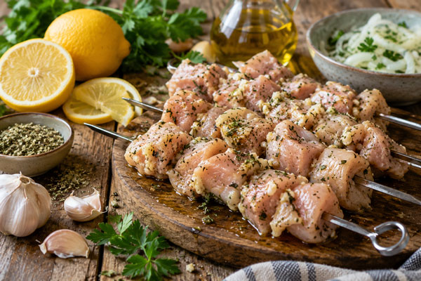 از انواع مرینت جوجه کباب مرینت چیلی با سیر و لیمو ترش