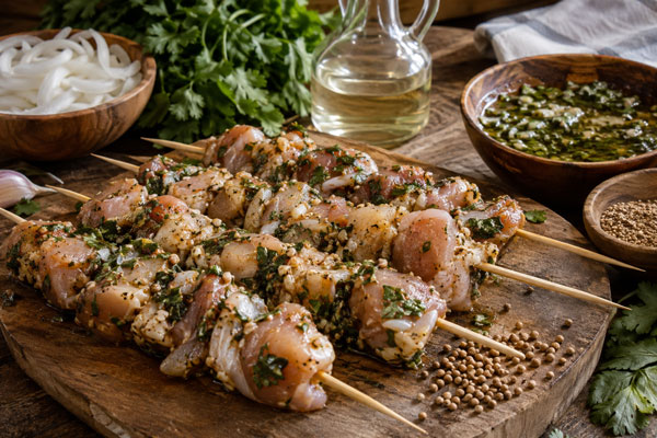 مرینت جوجه کباب گرجی