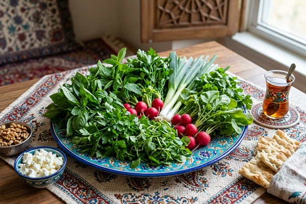 سبزی خوردن برای عصرانه