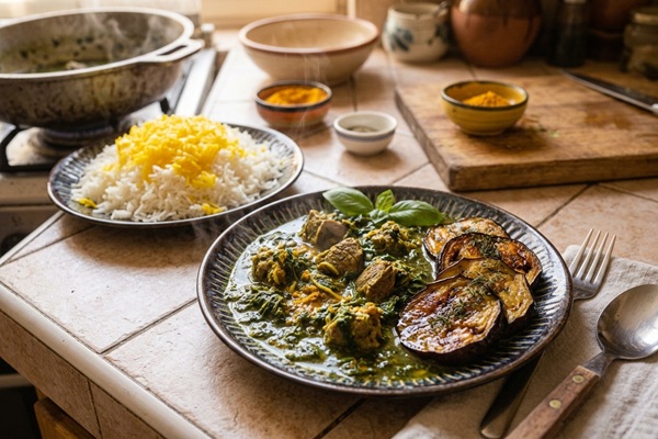 سرو خورشت ریحان