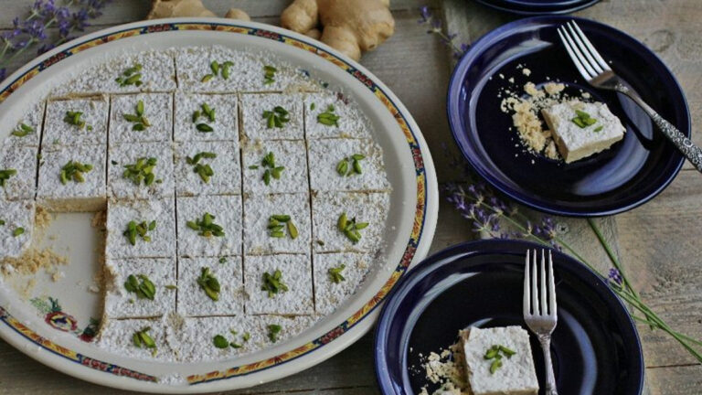 طرز تهیه حلوای زنجبیلی