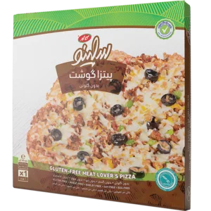 پیتزا گوشت بدون گلوتن سلینو