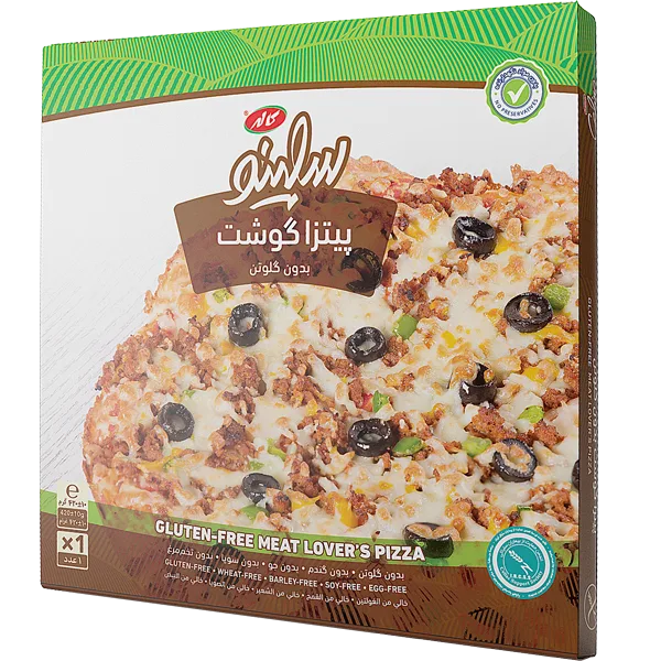 پیتزا گوشت بدون گلوتن سلینو پیتزا گوشت بدون گلوتن سلینو