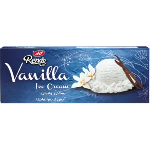بستنی رندو وانیلی 1 لیتری