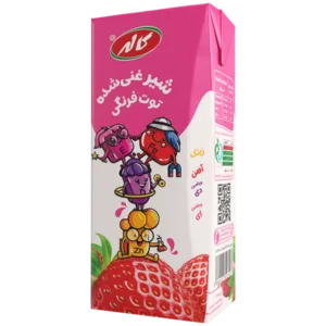 شیر توتفرنگی غنیشده کاله