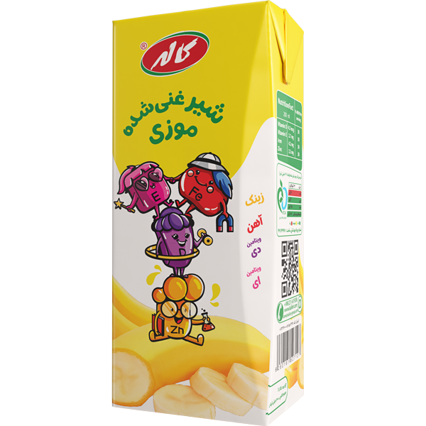 شیر موز غنی‌ شده کاله 200 میلی لیتر