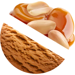 Caramel with Peanut ice cream