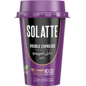 دابل اسپرسو با شیر