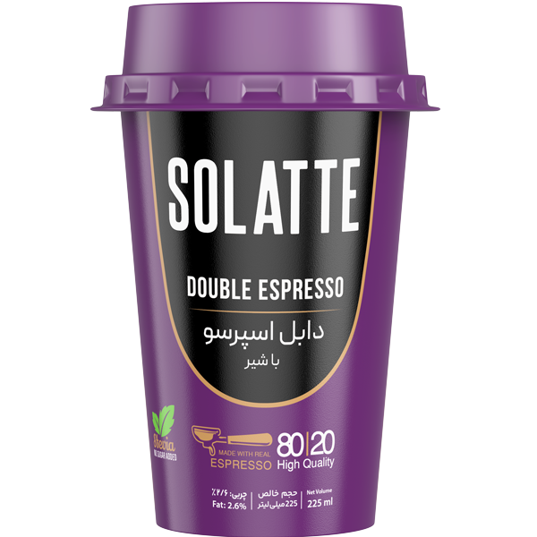 دابل اسپرسو با شیر