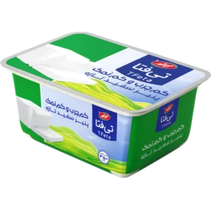 پنیر سفید تازه کم‌چرب و کم‌نمک تی‌فتا
