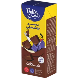 دسر شیری نوشیدنی شکلات دلیس