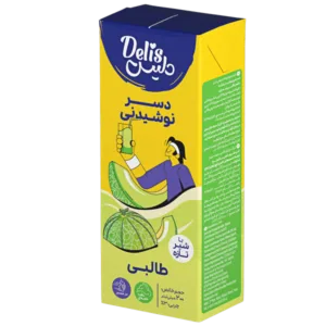 دسر شیری نوشیدنی طالبی دلیس