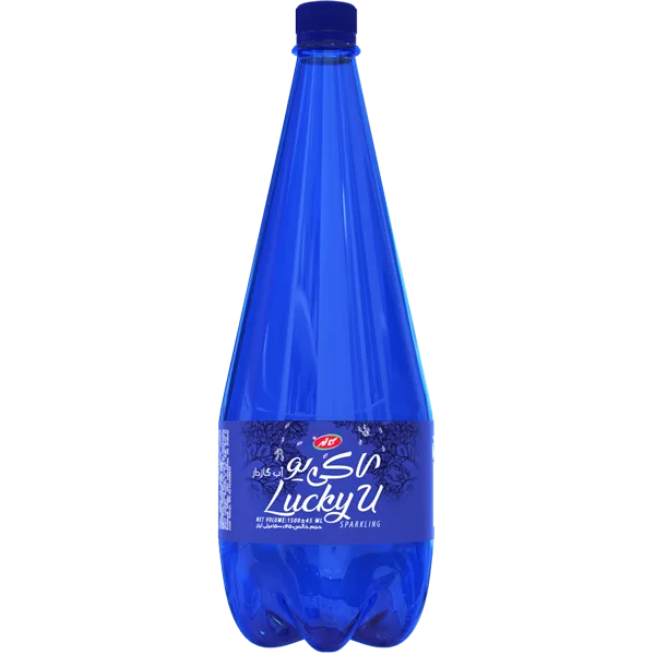 آب گازدار لاکی یو 1500 میلی لیتر