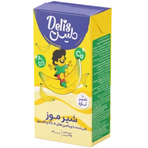 شیر موز غنی‌شده دلیس