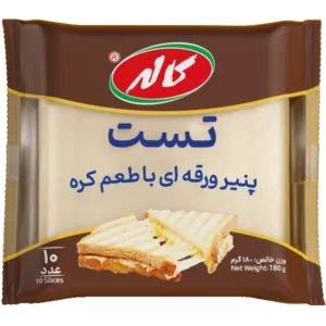 پنیر ورقه‌ ای تست با طعم کره کاله