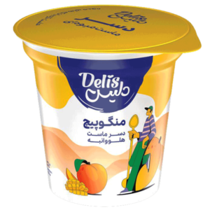 ماست میوه ای انبه و هلو دلیس