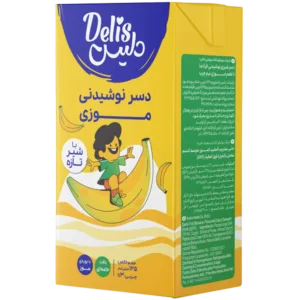 دسر نوشیدنی موزی دلیس