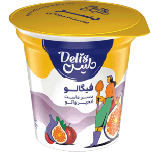 دسر ماست میوه ای انجیر آلو
