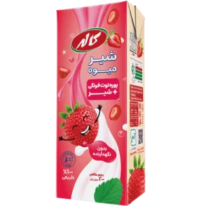 شیر میوه ای توت فرنگی کاله