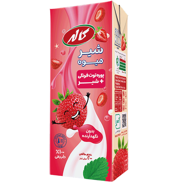 شیر-میوه-ای-توت-فرنگی-کاله شیر میوه ای توت فرنگی کاله