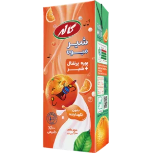 شیر میوه ای پرتقال کاله