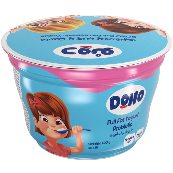 4021-3D-Dono-Probiotic-Yogert-Cup-400gr-1 ماست پرچرب پروبیوتیک دونو 400 گرم