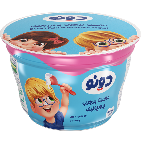 4021-3D-Dono-Probiotic-Yogert-Cup-400gr-2 ماست پرچرب پروبیوتیک دونو 400 گرم