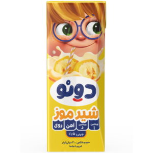 شیر موز غنی شده دونو