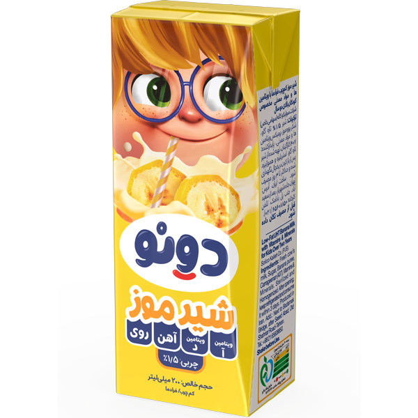 Dono_Banana_Milk_Tetrapack_200g_03 شیر موز غنی شده دونو 200 میلی لیتر